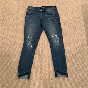 Ripped jeans (cropped legging)- Express